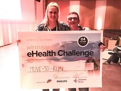 Move-to-run wint e-health challenge Expeditie Zelfzorg